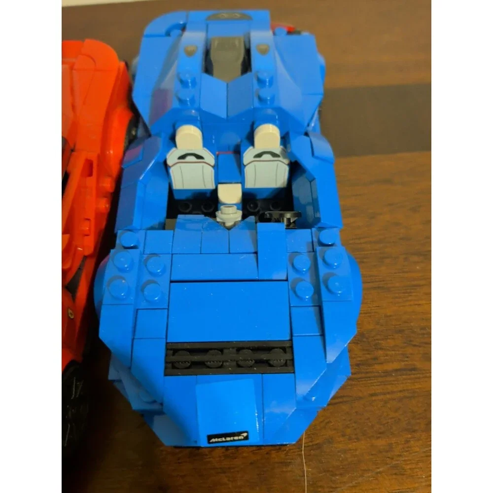Lego Technic Ferrari And Mclaren As Shown